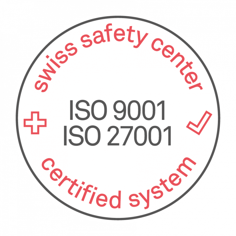 Icon ISO9001 rezertifiziert und ISO27001 zertifiziert